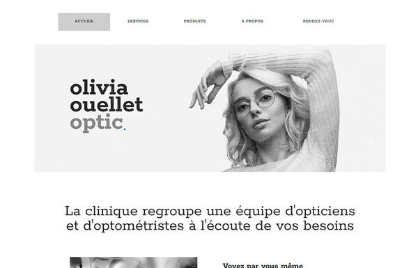 Olivia Ouellet opticienne